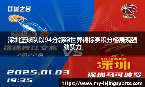 深圳篮球队以94分领跑世界锦标赛积分榜展现强劲实力